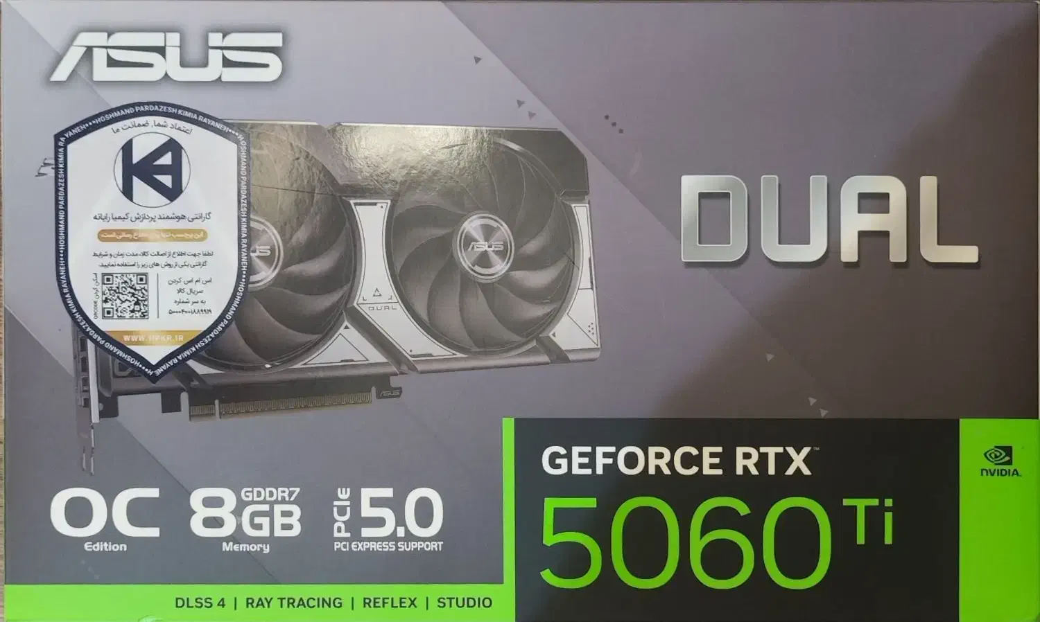 کارت گرافیک ایسوس rtx 5060 ti oc 8gb|قطعات و لوازم جانبی رایانه|سمنان, |دیوار