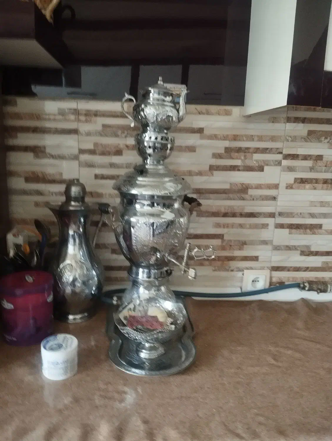 ست کامل سماور|سماور، چای‌ساز، قهوه‌ساز|فولادشهر, B6|دیوار