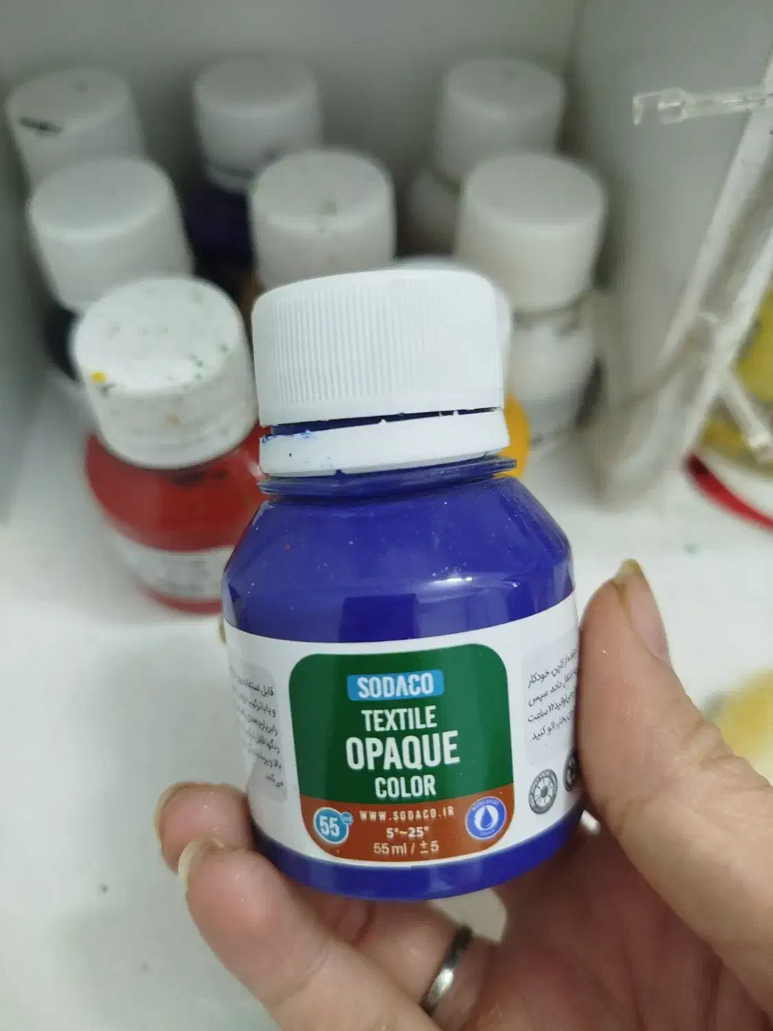 رنگ پارچه رنگ نقاشی سوداکو بیندر|لوازم التحریر|مشهد, نوید|دیوار