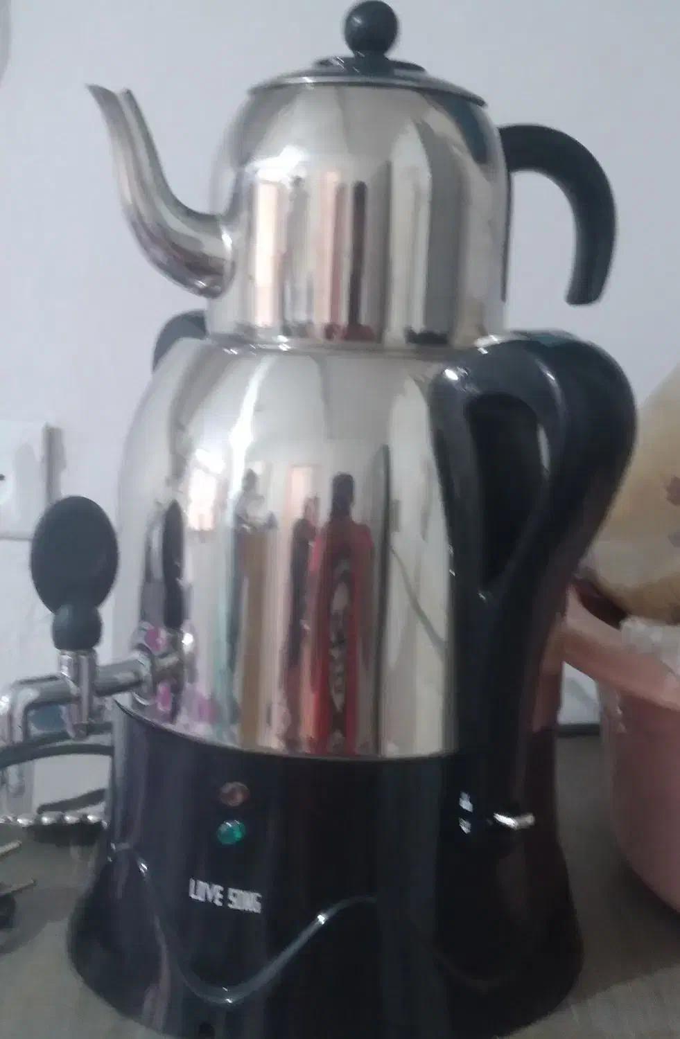 سماور برقی اصلا استفاده نکردم|سماور، چایساز، قهوهساز|شاهرود, |دیوار