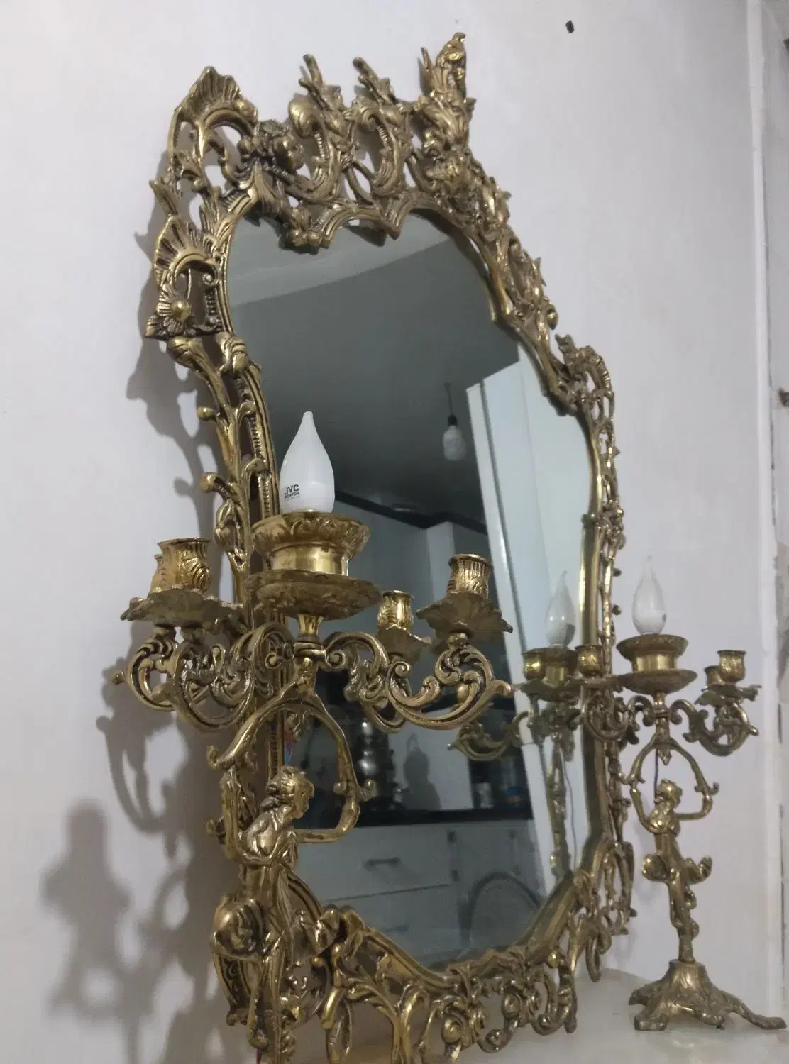 آینه و شمعدان  ساعت|آینه|پاکدشت, پاکدشت (مامازند)|دیوار