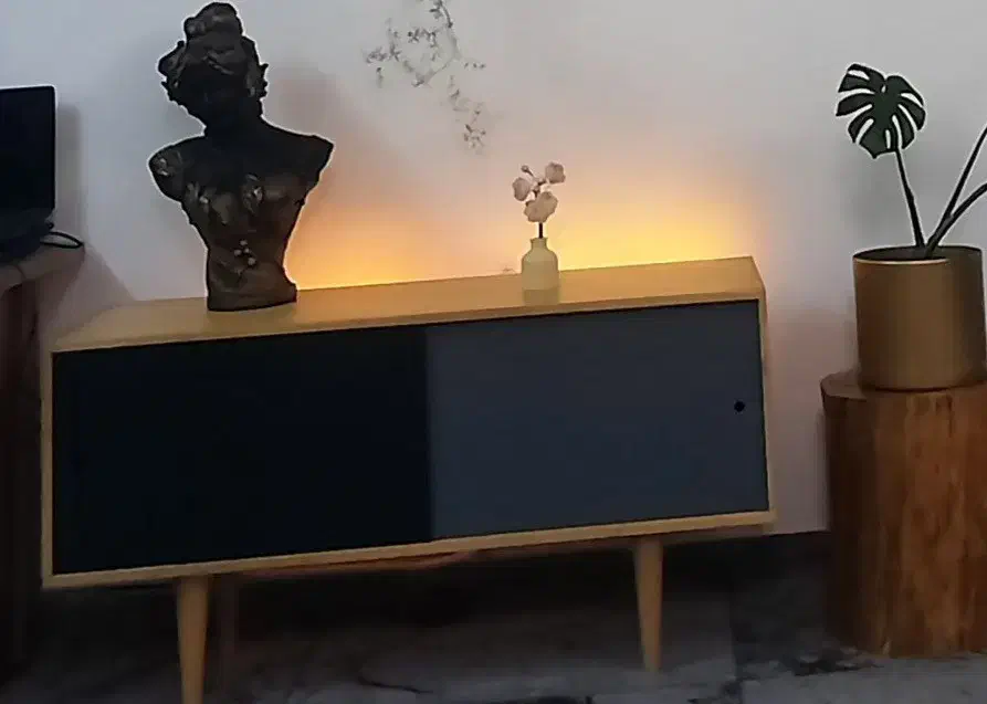 میز کنسول - زیر تلوزیونی چوب راش|بوفه، ویترین، کنسول|شیراز, غدیر جنوبی|دیوار