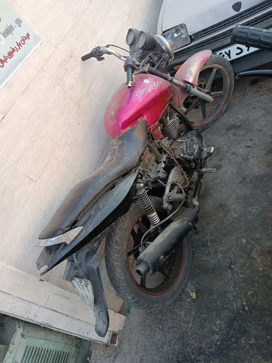 پالس 220 ریس مفت مفت معاوضه هم دارم|موتورسیکلت|مشهد, پورسینا|دیوار