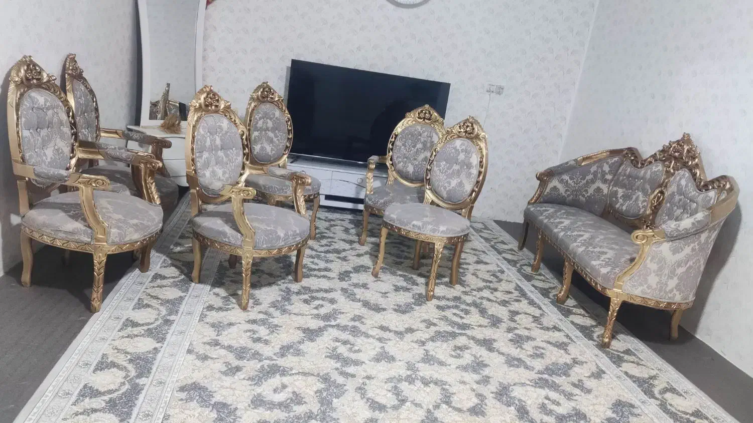 مبل سلطنتی|مبلمان خانگی و میز عسلی|کامیاران, |دیوار