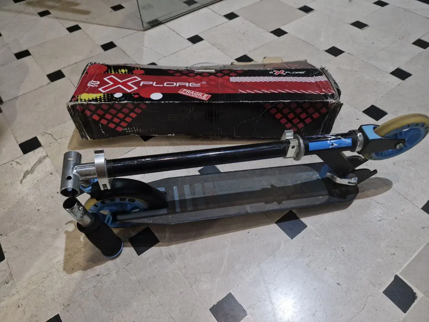 اسکوتر جک دار . ساخت اوکراین . کاملا سالم|دوچرخه، اسکیت، اسکوتر|تهران, علم و صنعت|دیوار