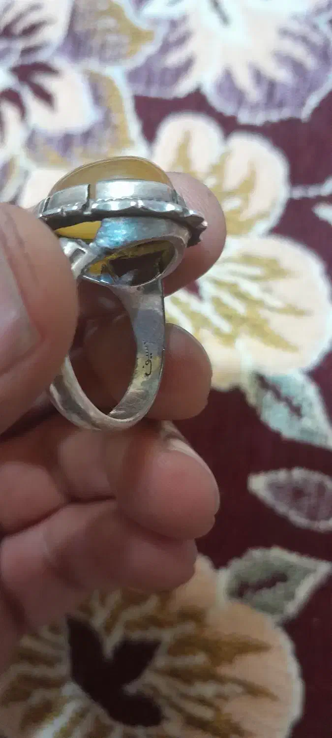 انگشتر دست ساز نقره کار سیفی|جواهرات|باقرشهر, |دیوار