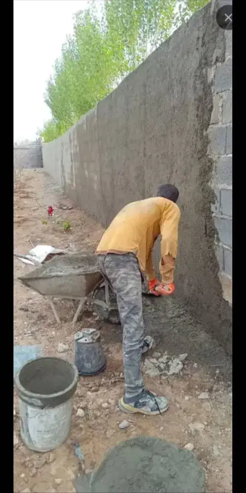 پلاستر سیمان سیاه و سفید|خدمات پیشه و مهارت|شوشتر, |دیوار