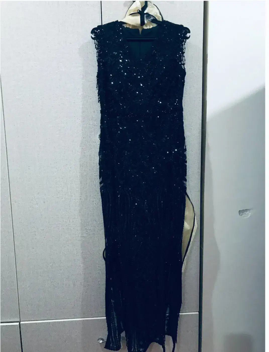 لباس مجلسی تمام کار شده مشکی|لباس|سیرجان, |دیوار