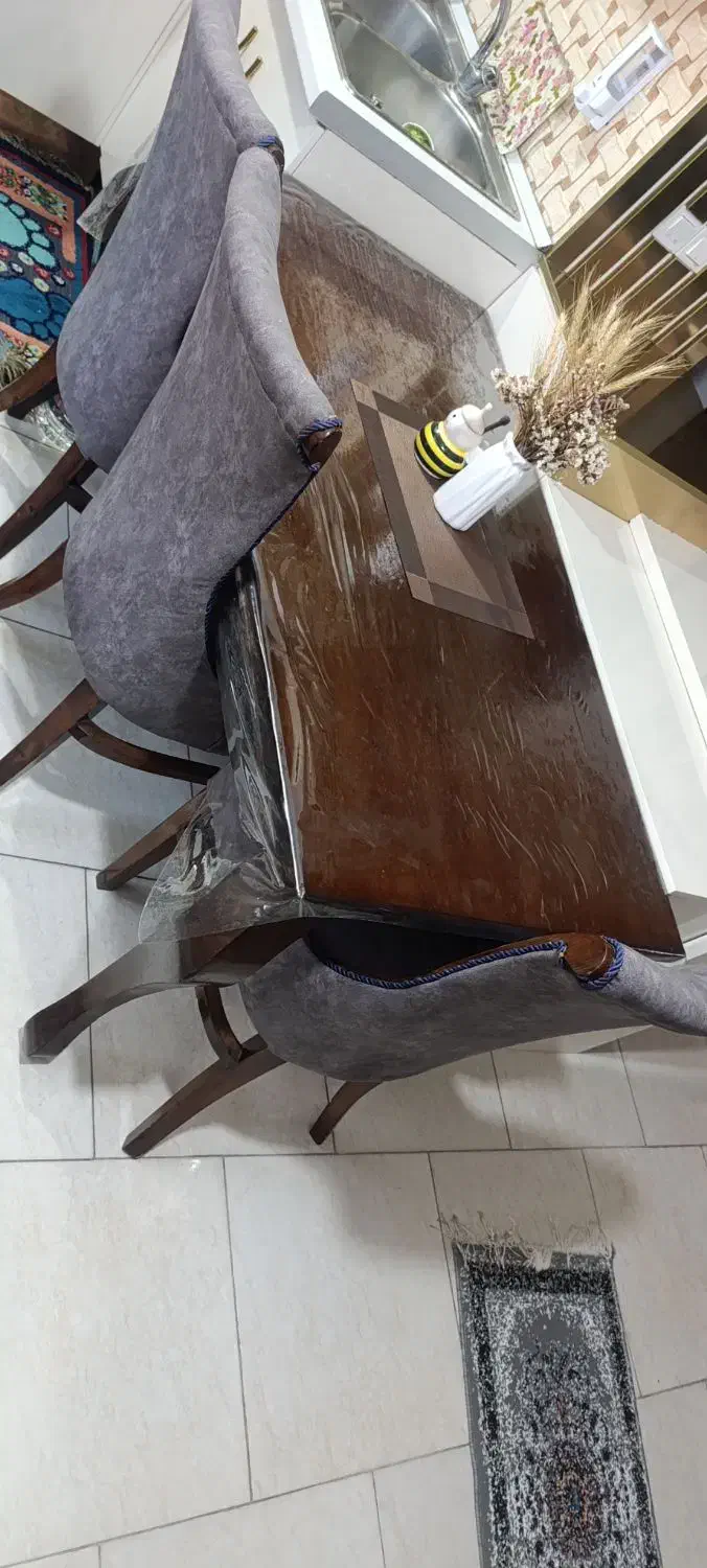 میز ناهارخوری 6نفره|میز و صندلی غذاخوری|ساری, |دیوار