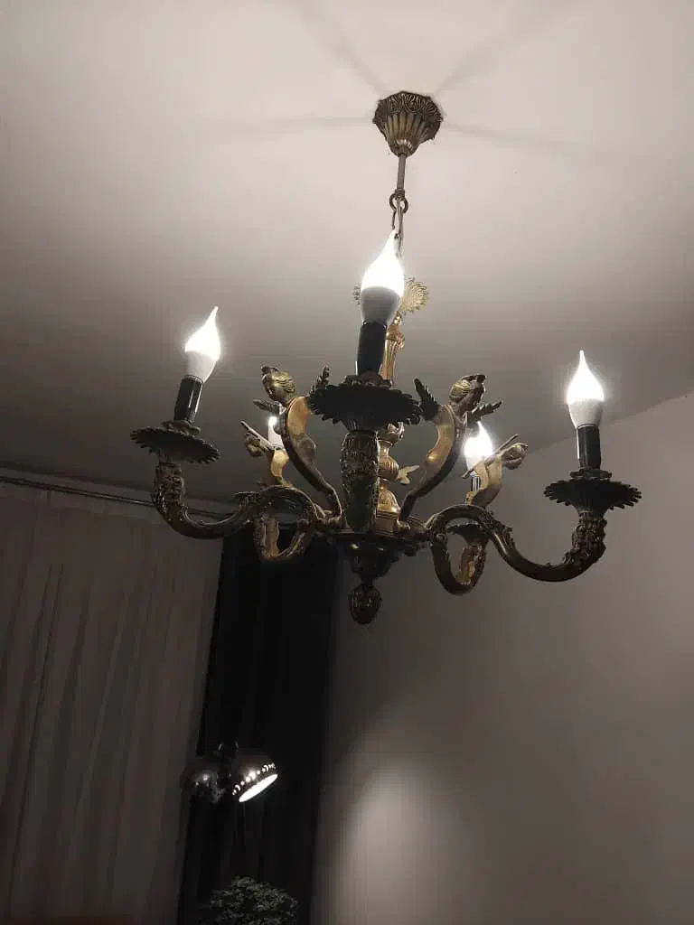 لوستر برنز|لوستر و چراغ آویز|بومهن, |دیوار