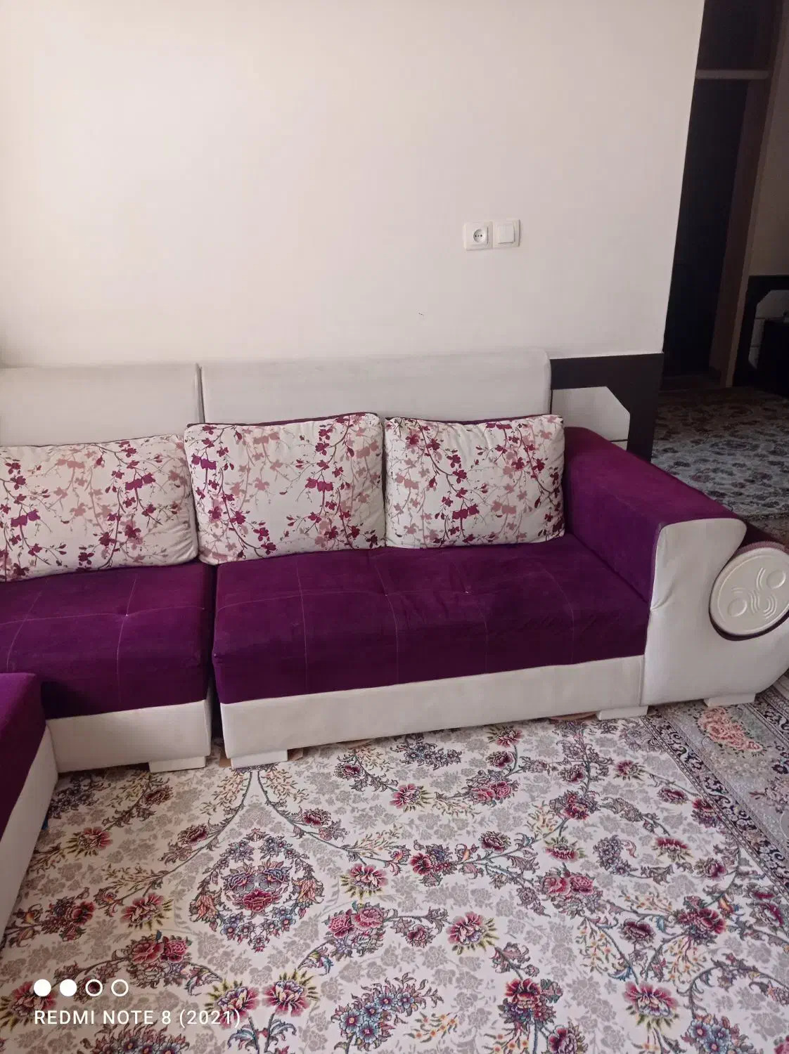 مبل بنفش|مبلمان خانگی و میز عسلی|نورآباد ممسنی, |دیوار