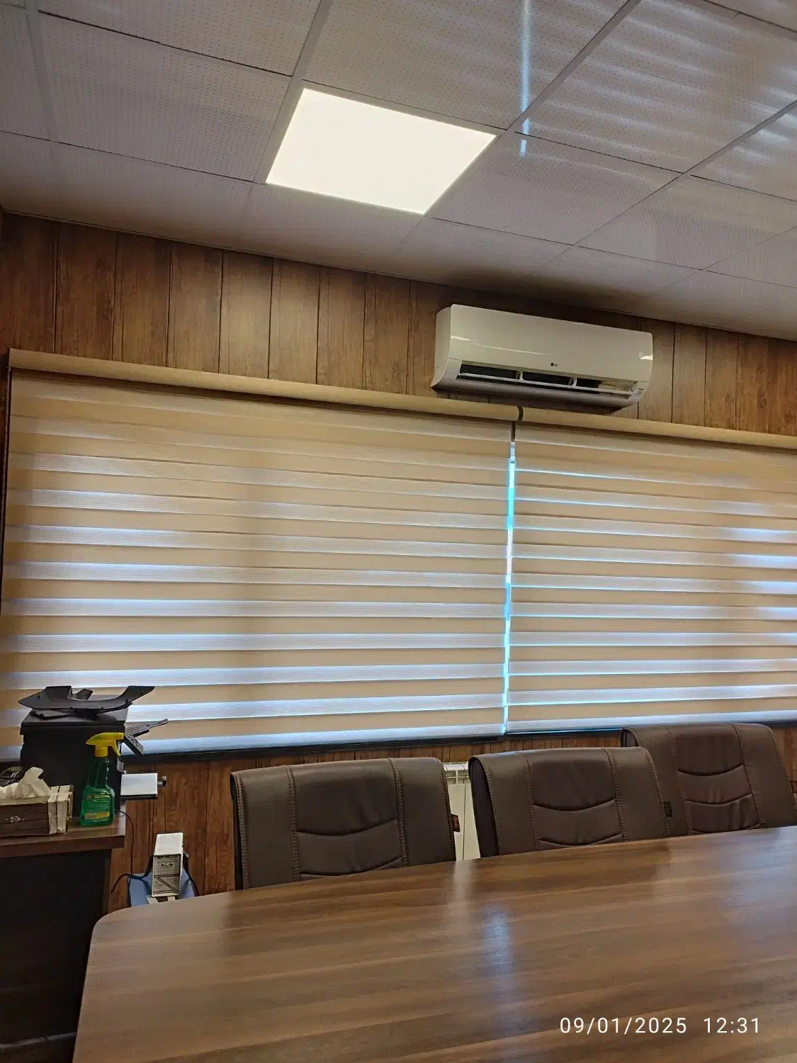 تولیدی پرده اداری مسکونی تجاری زبرا و کرکره فلزی|پرده، رانر، رومیزی|رشت, انصاری|دیوار