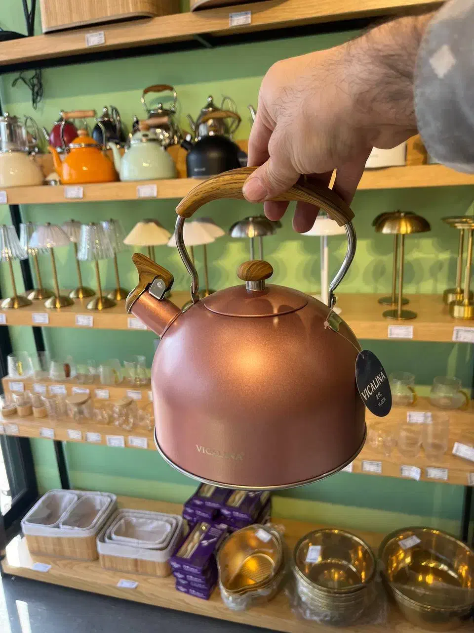 کتری استیل سوتی /رنگی|قوری، کتری، قهوهساز دستی|تبریز, |دیوار