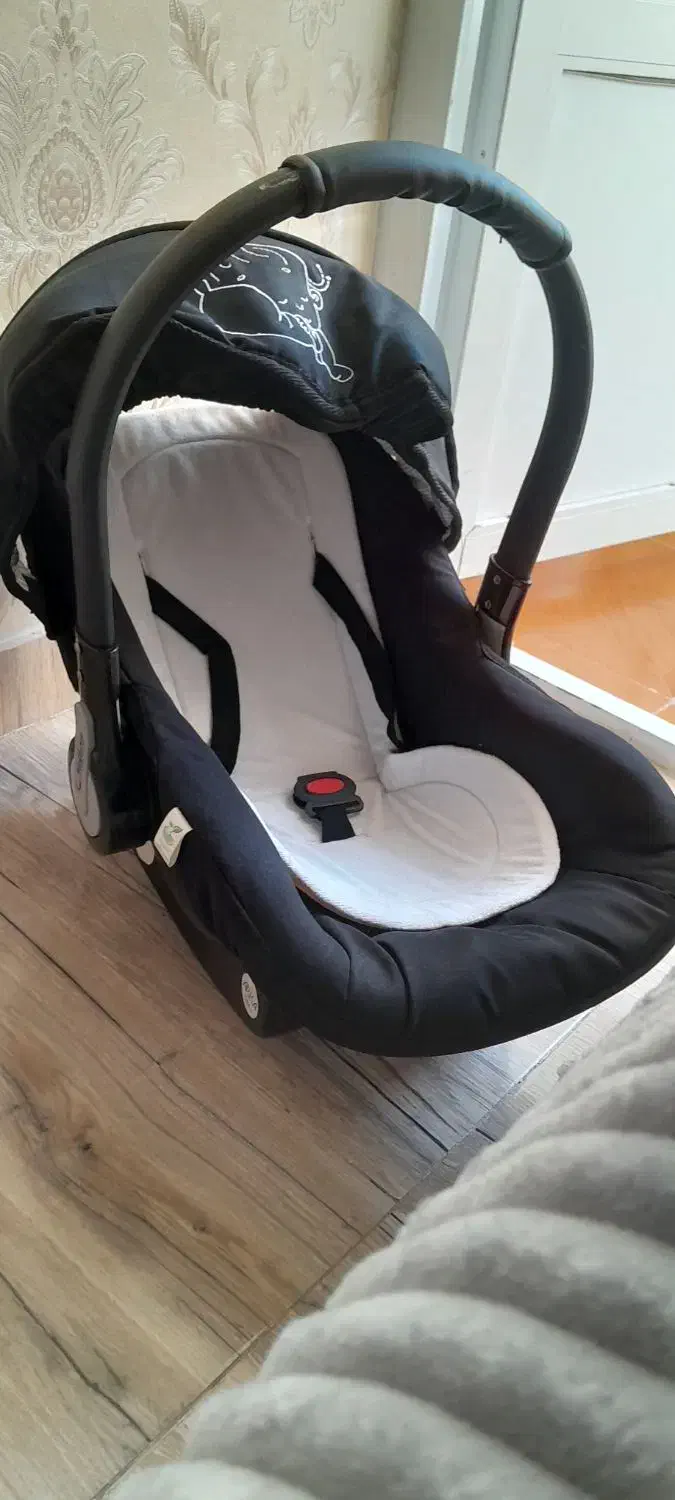 کریر نوزاد درحد نو بدون شکستگی وسالم میباشد|کالسکه و لوازم جانبی|آستارا, |دیوار