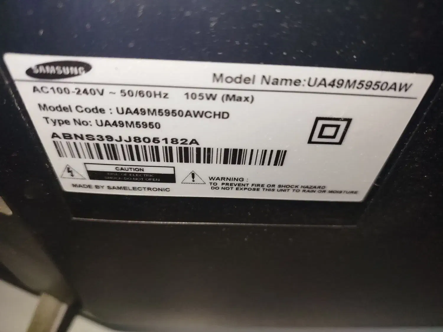 تلویزیون ال ای دی سامسونگ 49اینچ|تلویزیون و پروژکتور|گلستان (تهران), |دیوار