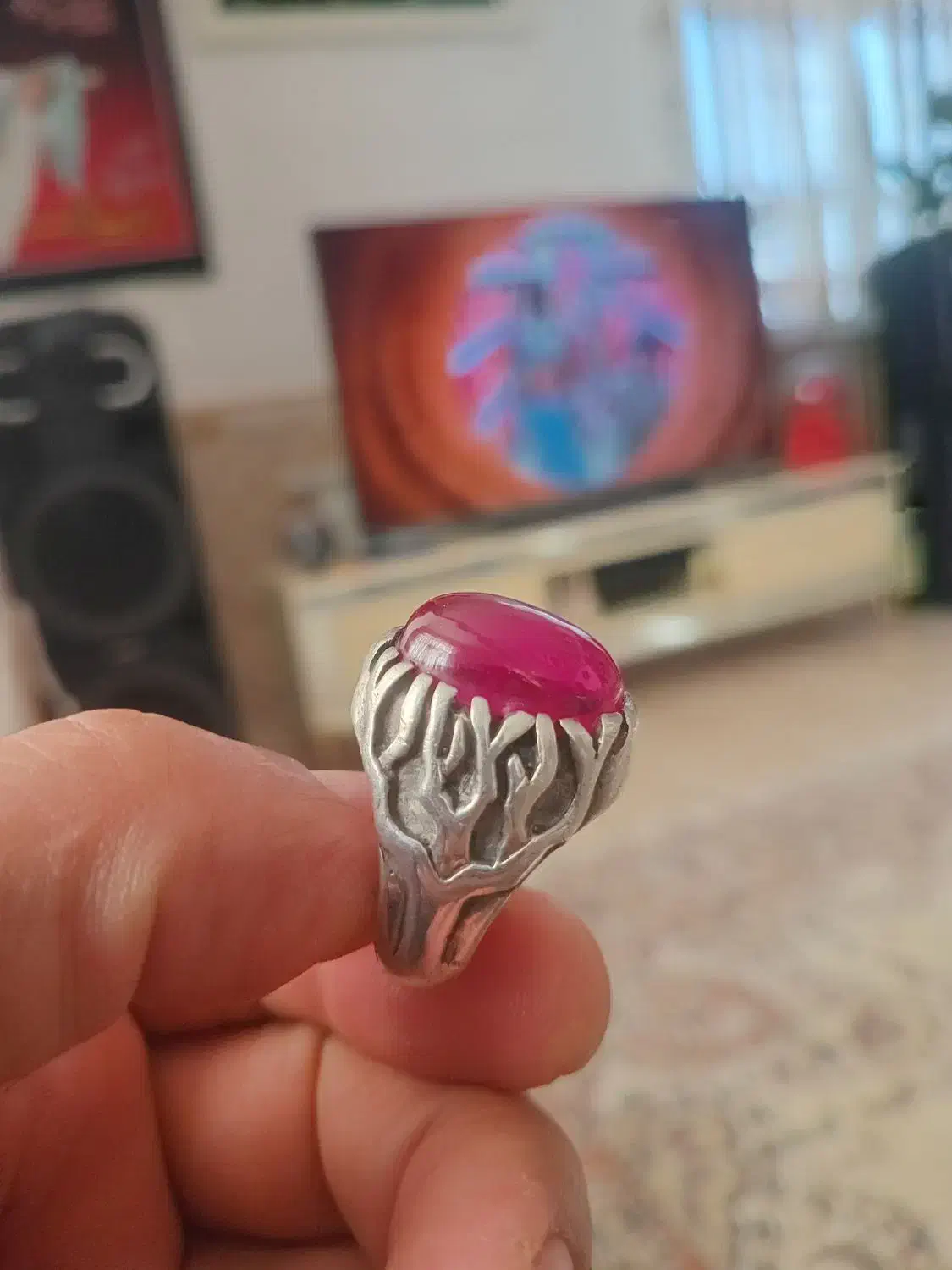 انگشتر نقره خالی خوش دست  دست ساز شجری|جواهرات|شهریار, شهرک شاهد|دیوار