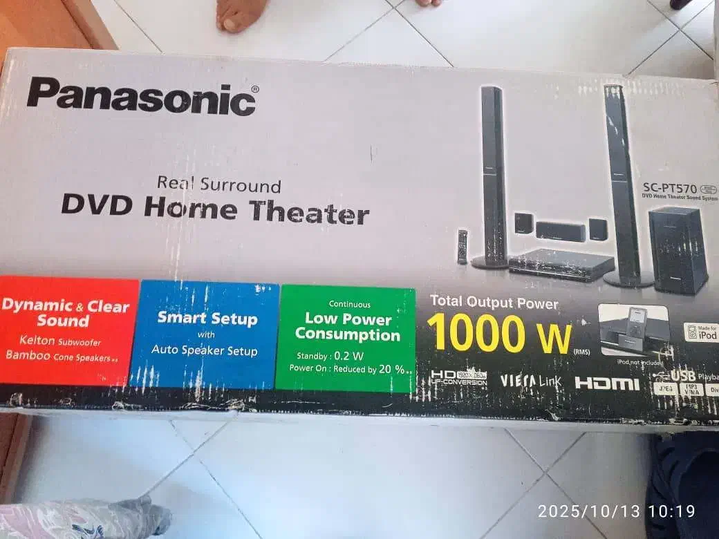 سینمای خانگی پاناسونیک پلم آکبند|سیستم صوتی خانگی|شیراز, گلدشت معالیآباد|دیوار