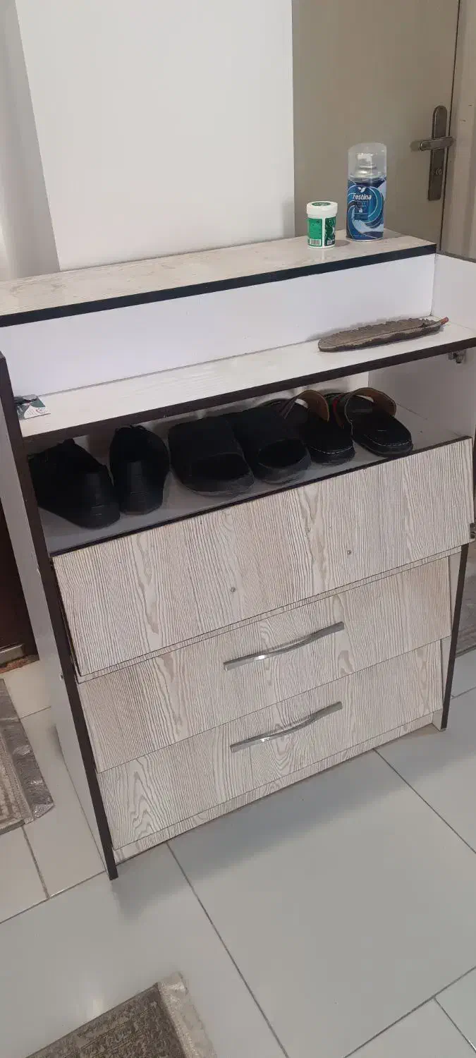 جاکفشی چوبی ام دی اف دست ساز سالم|جاکفشی، کمد، دراور|کرج, بنیاد|دیوار