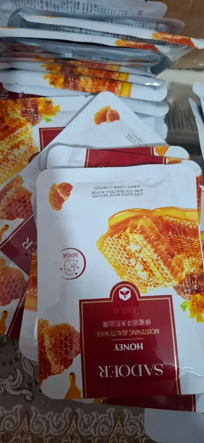 ماسک صورت ورقه ای عسل|آرایشی، بهداشتی، درمانی|قرچک, پارس سرام|دیوار