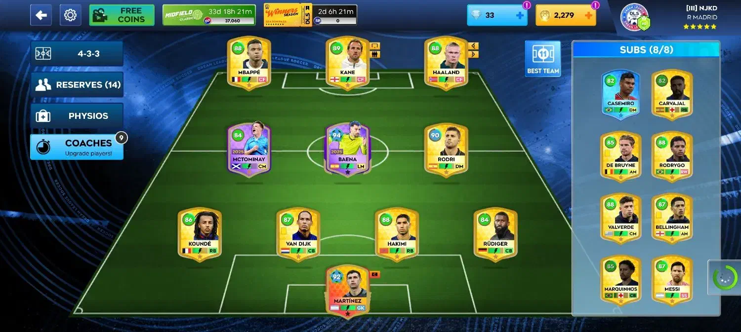 اکانت دریم لیگ ۲۰۲۶|کنسول، بازی ویدئویی و آنلاین|بیرانوند, |دیوار