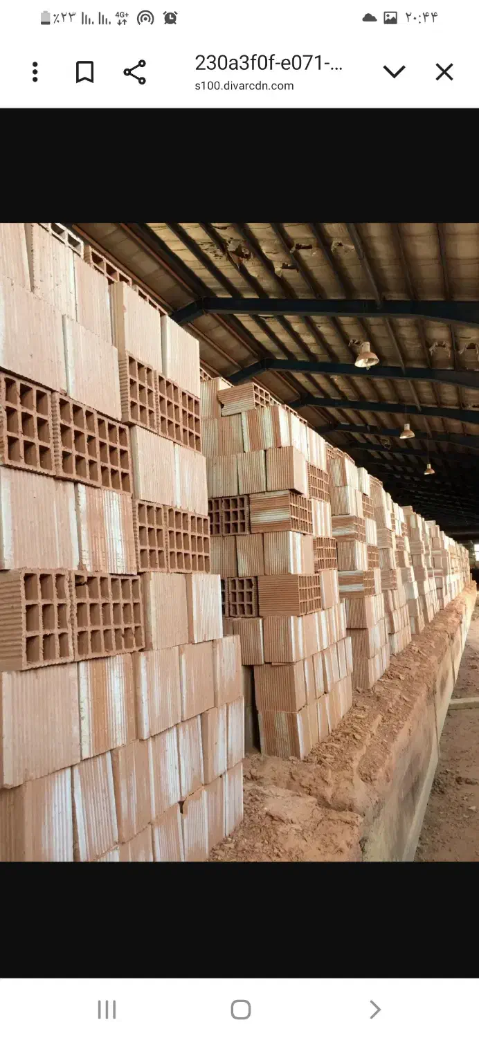 آجر سفال درجه یک مستقیم از کارخانه|عمدهفروشی|نمین, |دیوار