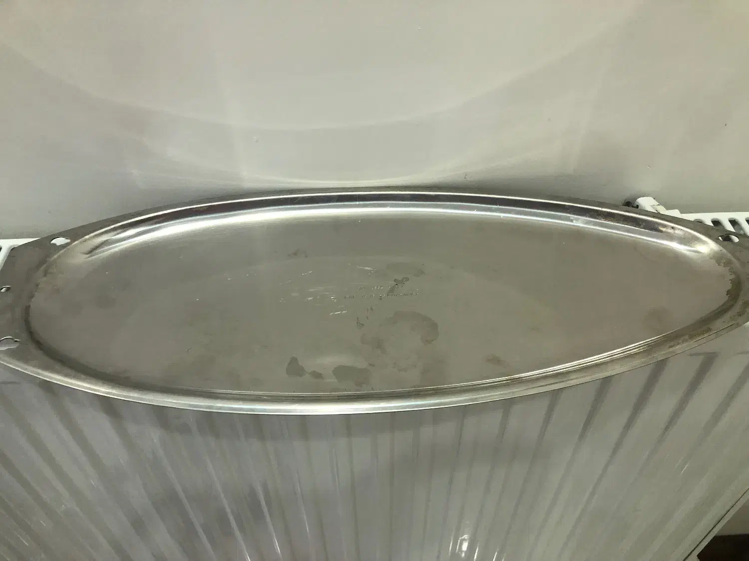 سینی ماهی استیل ۵۰ ساله اب نخورده و سنگین|ظروف سرو و پذیرایی|تهران, شهرک آزادی|دیوار