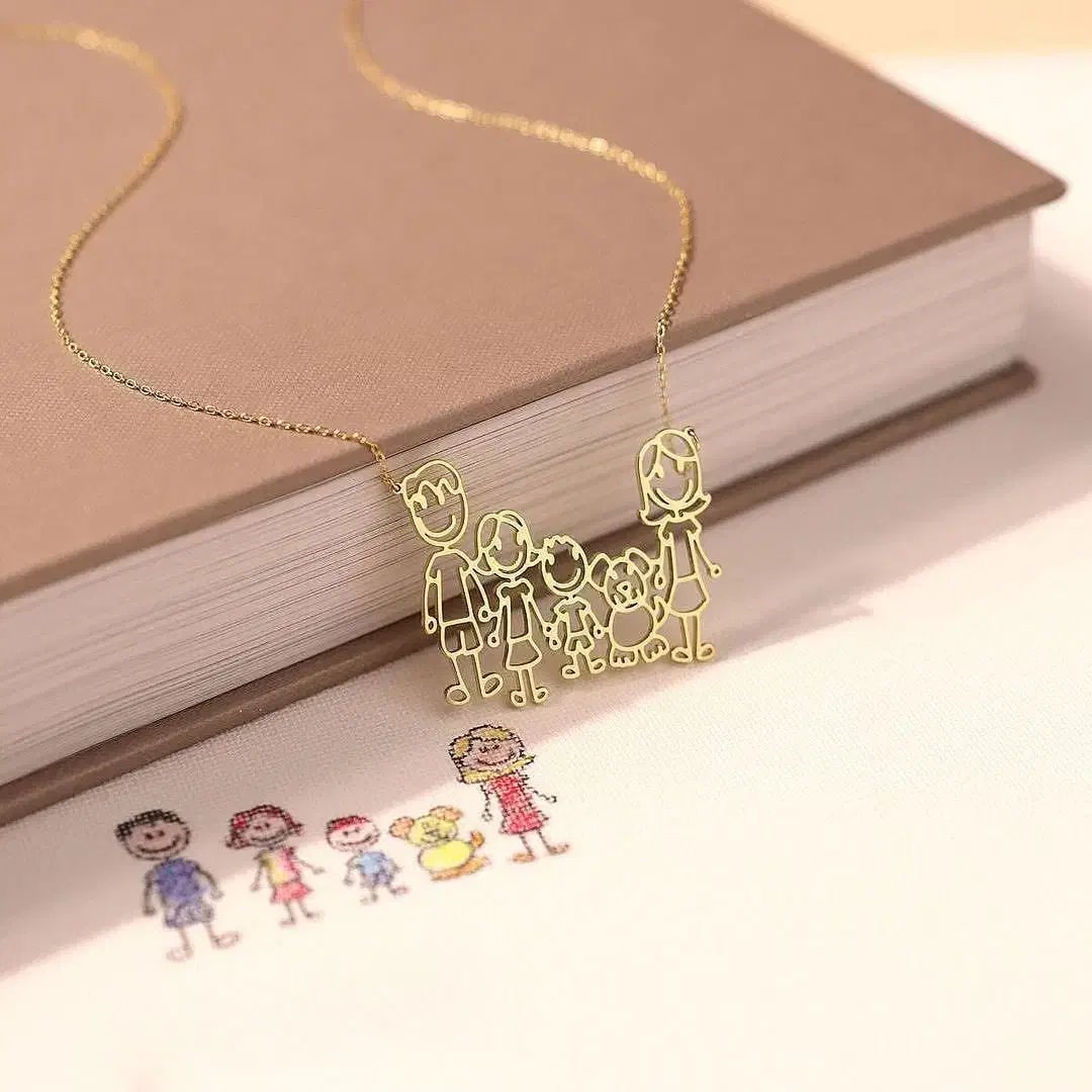 ساخت نقاشی کودکان به گردنبند واقعی و جذاب|بدلیجات|سمنان, |دیوار