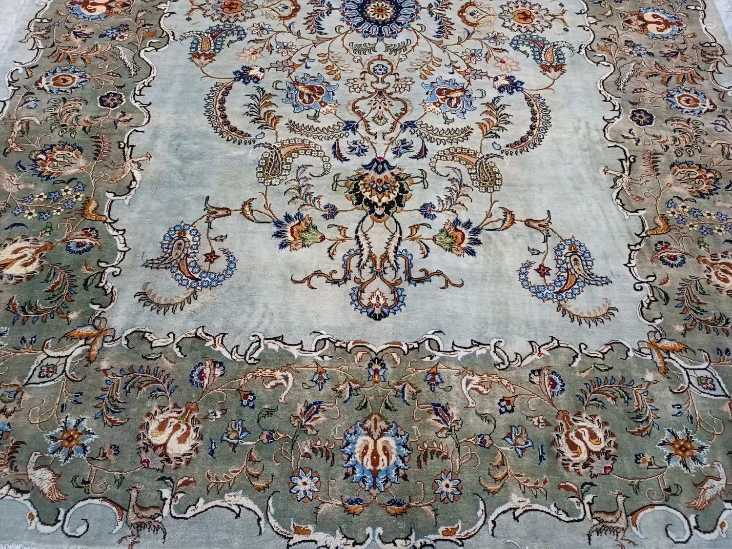 ۹متری کاشان نقشه درباری|فرش|اصفهان, نقش جهان|دیوار