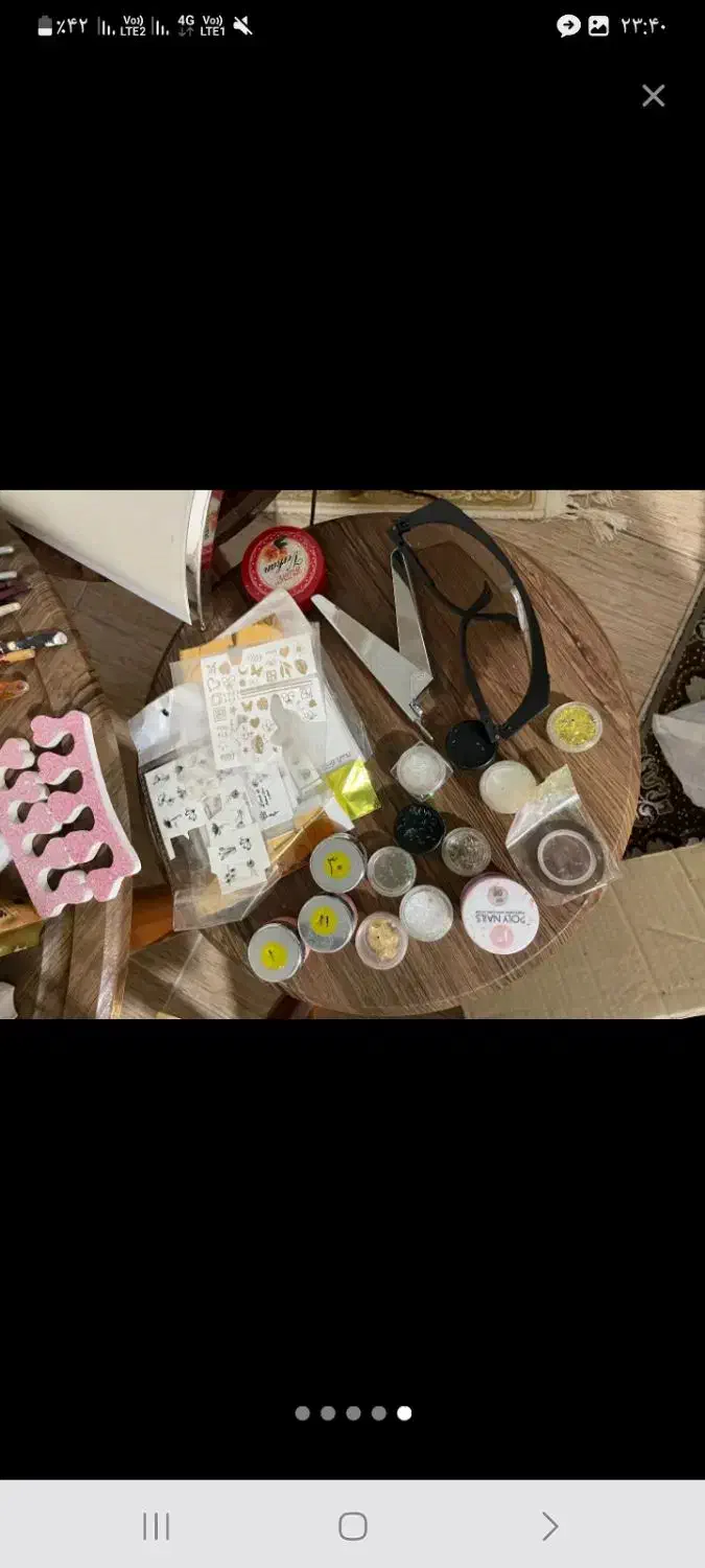 وسایل کامل کاشت ناخن تک فروشم دارم|آرایشی، بهداشتی، درمانی|کرمانشاه, |دیوار