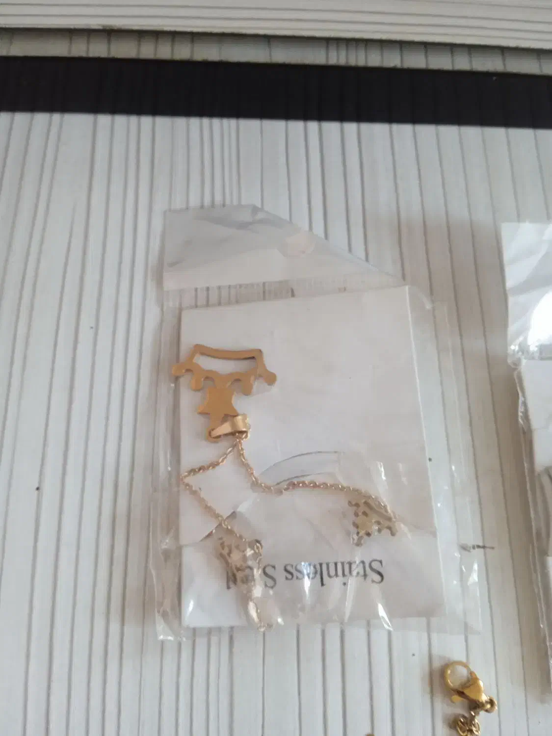 نیم ست استیل با رنگ ثابت قیمت ۱۲۰تومن|جواهرات|اردبیل, |دیوار