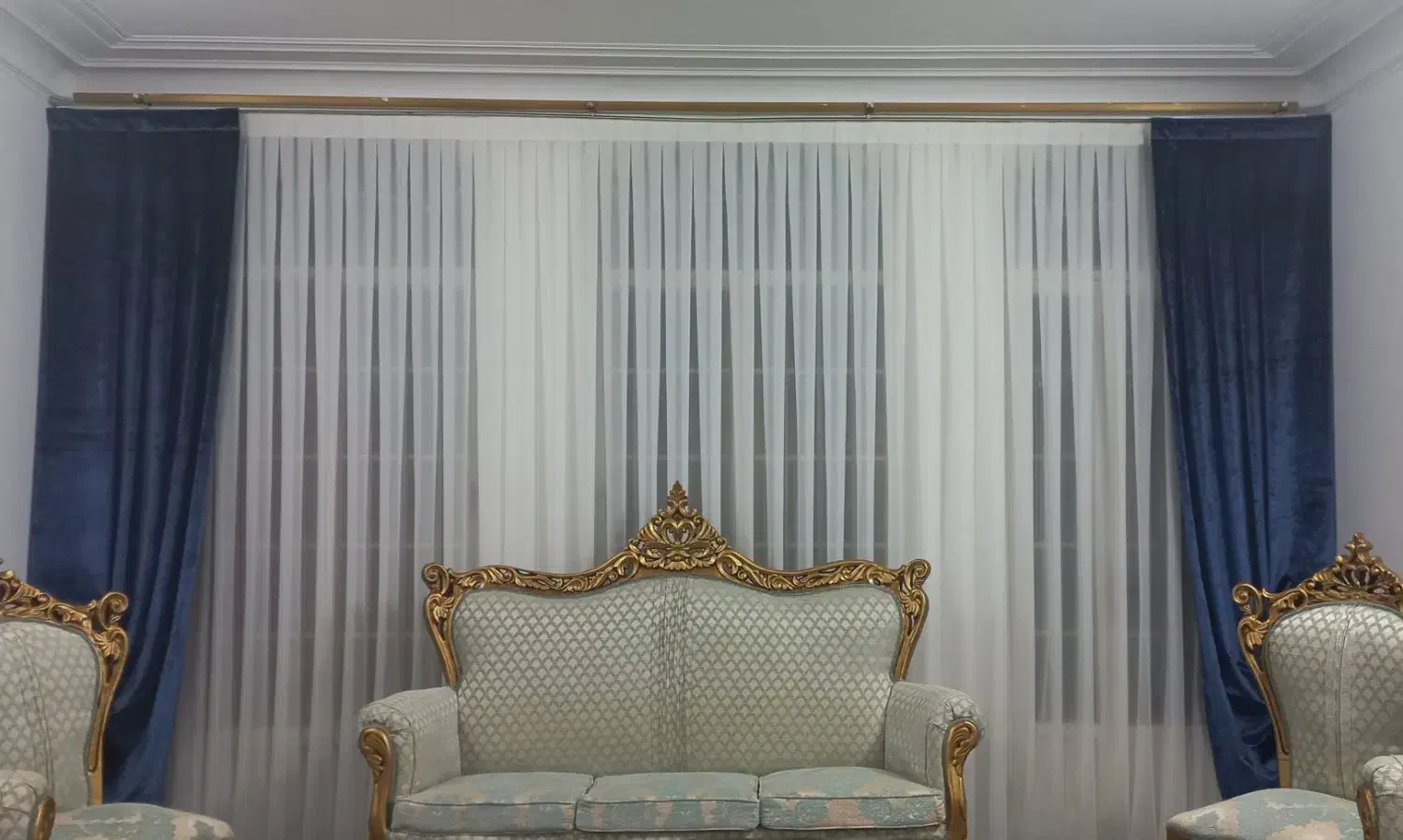 پرده پذیدایی|پرده، رانر، رومیزی|قم, شهرک سازمان آب|دیوار