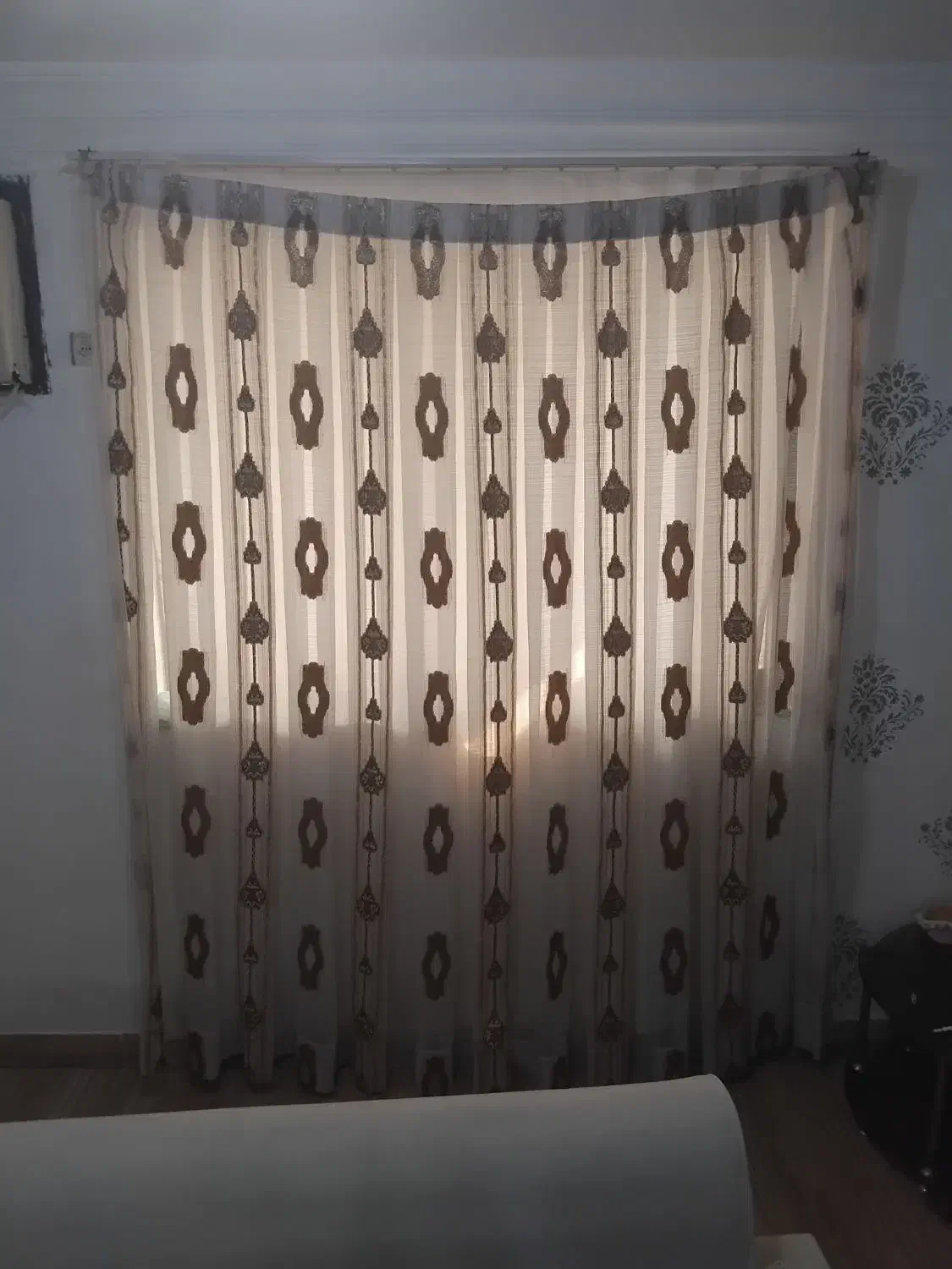 پرده طرح دار|پرده، رانر، رومیزی|رشت, سلیمانداراب|دیوار