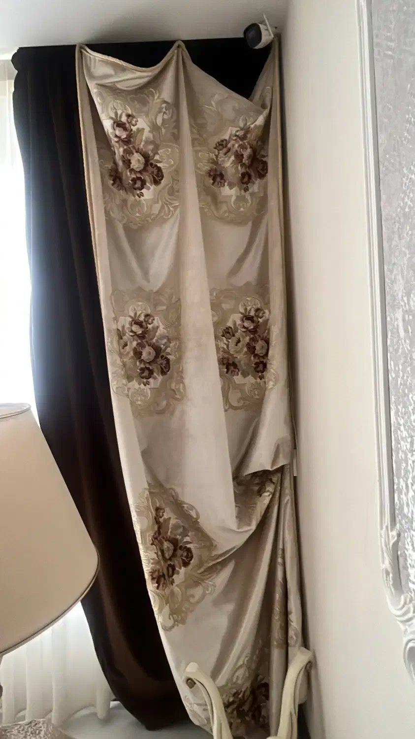 دستک پرده|پرده، رانر، رومیزی|مشهد, تربیت (صدف)|دیوار