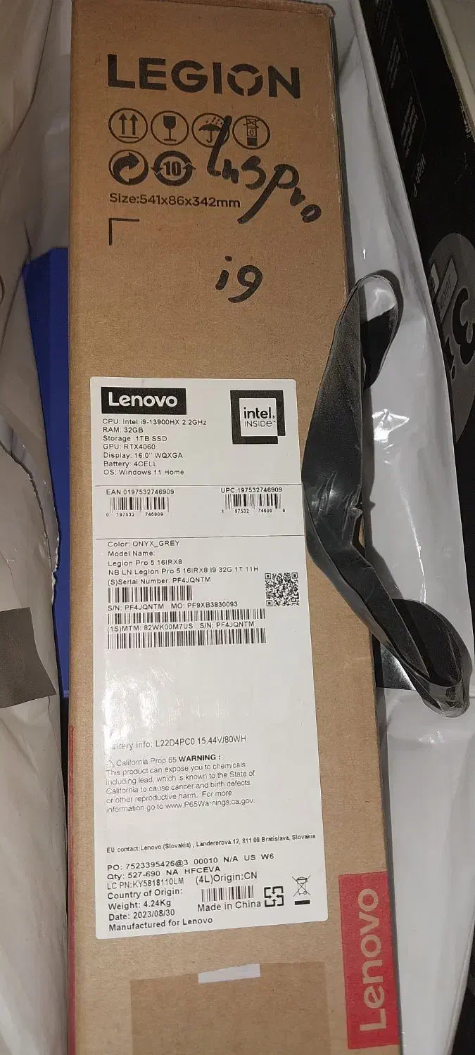 لپ تاپ لنوو لژیون 5 پرو  core i9|رایانه همراه|تهران, امام حسین|دیوار