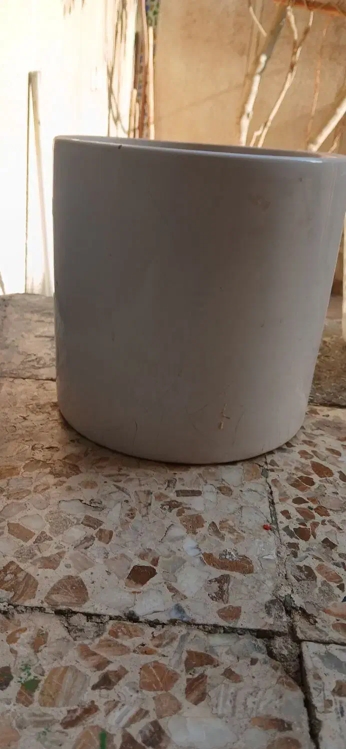 گلدان سرامیک|گل و گیاه طبیعی|قم, نیروگاه|دیوار