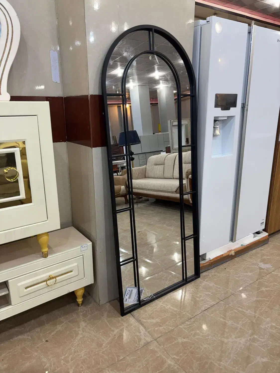 آینه قدی فانتزی مناسب سالن درکنگان اقساط|آینه|بندر کنگان, |دیوار