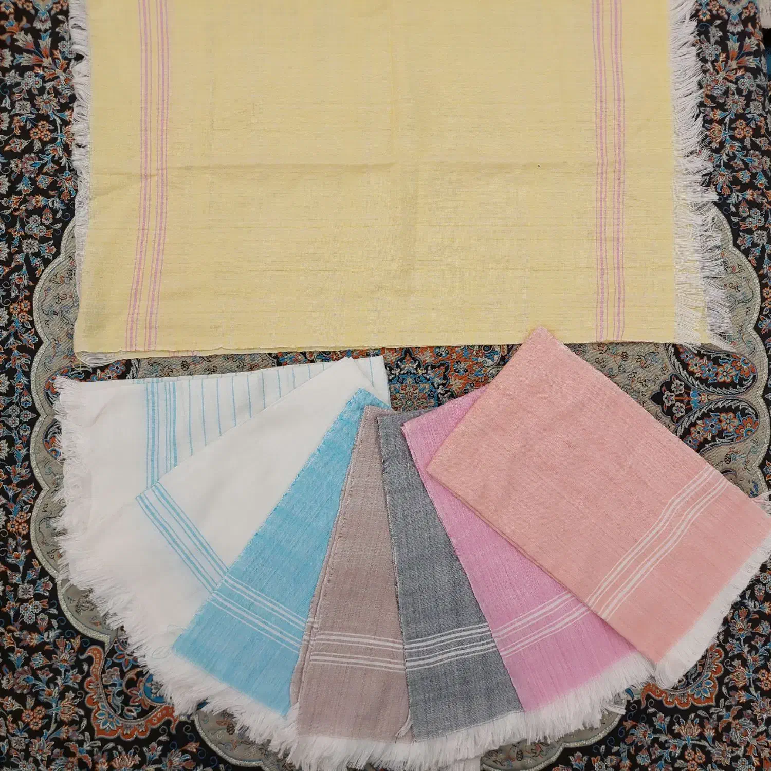 حوله دستبافت|سفره، حوله، دستمال آشپزخانه|تهران, خانی‌آباد|دیوار