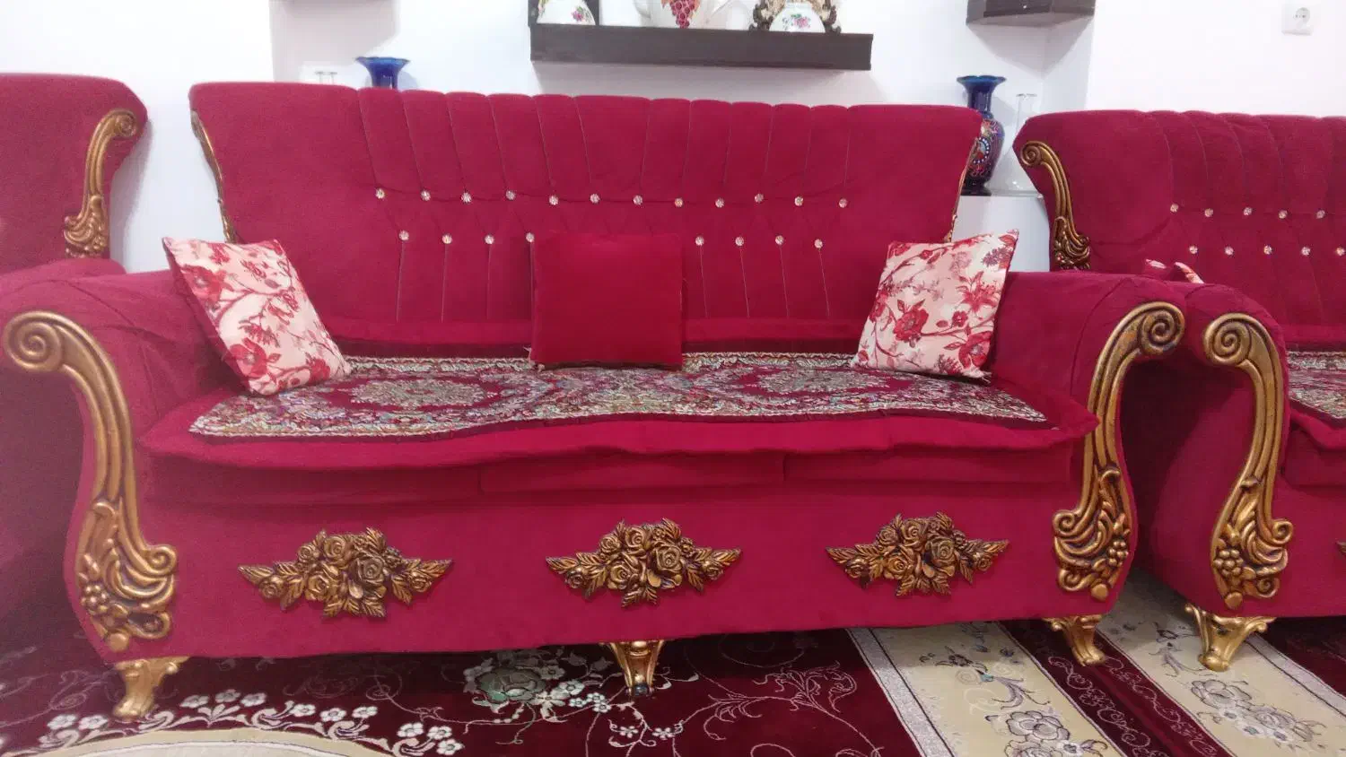 مبلمان در حد نو|مبلمان خانگی و میز عسلی|فلاورجان, |دیوار