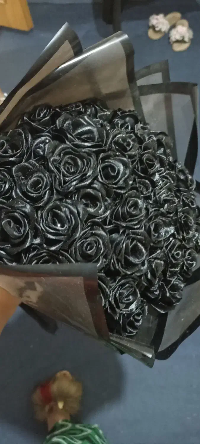 دست گل ربانی بالای 45شاخه|گل مصنوعی|شیراز, سینما سعدی|دیوار