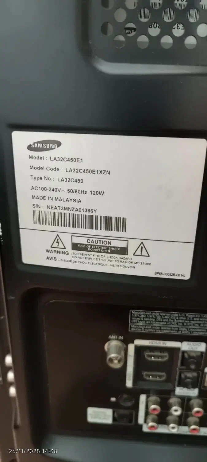 تلویزیون ال سی دی 32اینچ سامسونگ سالم|تلویزیون و پروژکتور|دیواندره, |دیوار