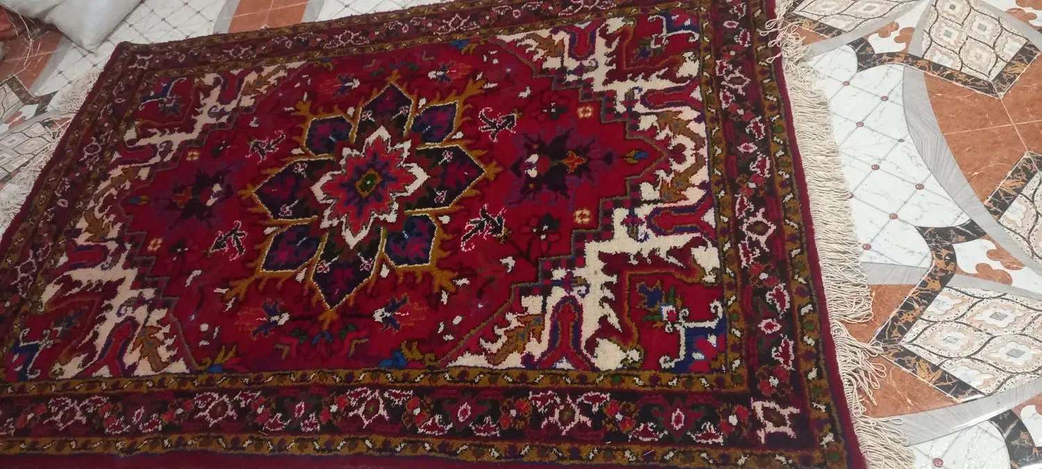 یک جفت قالیچه نقشه هریس|فرش|اهر, |دیوار