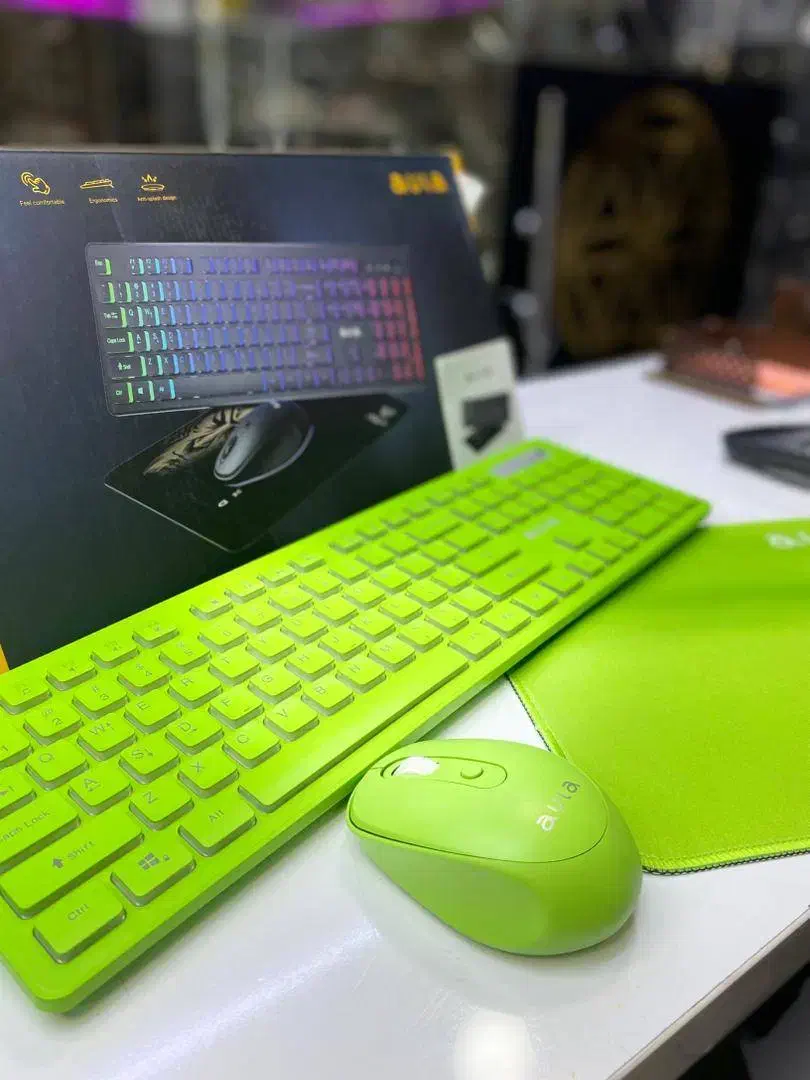 کیبورد و ماوس بیسیم آئولا مدل AC208 به همراه ماوس|قطعات و لوازم جانبی رایانه|اهواز, گلستان|دیوار