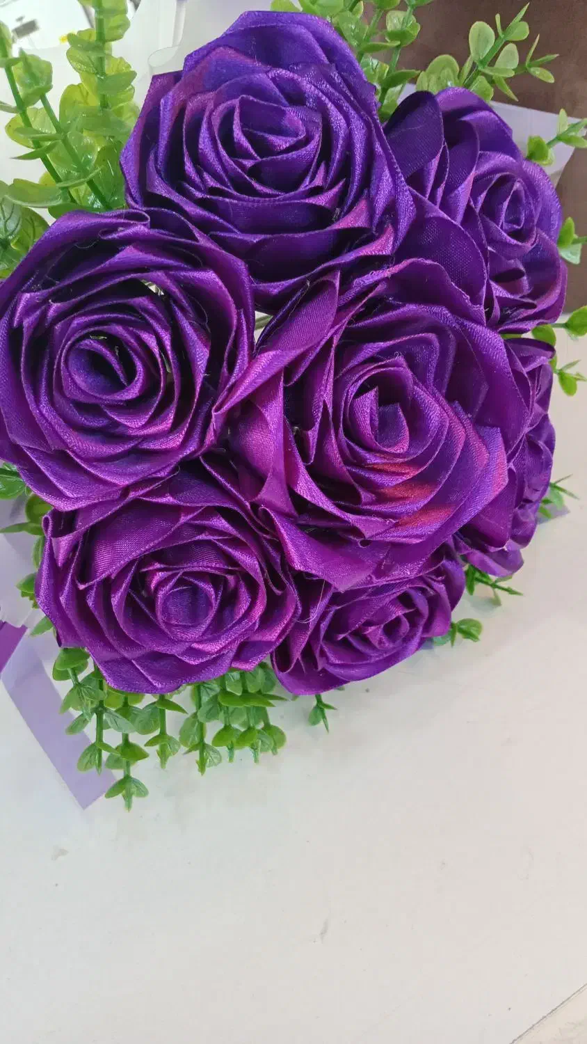 دست گل روبانی|گل مصنوعی|بناب, |دیوار