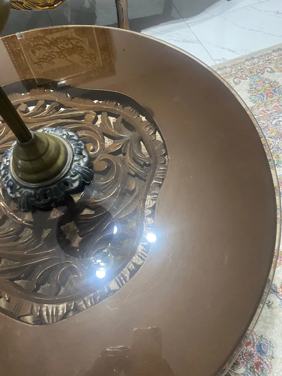 مبل دورومنبت تمام چوب گردو|مبلمان خانگی و میز عسلی|تاکستان, |دیوار