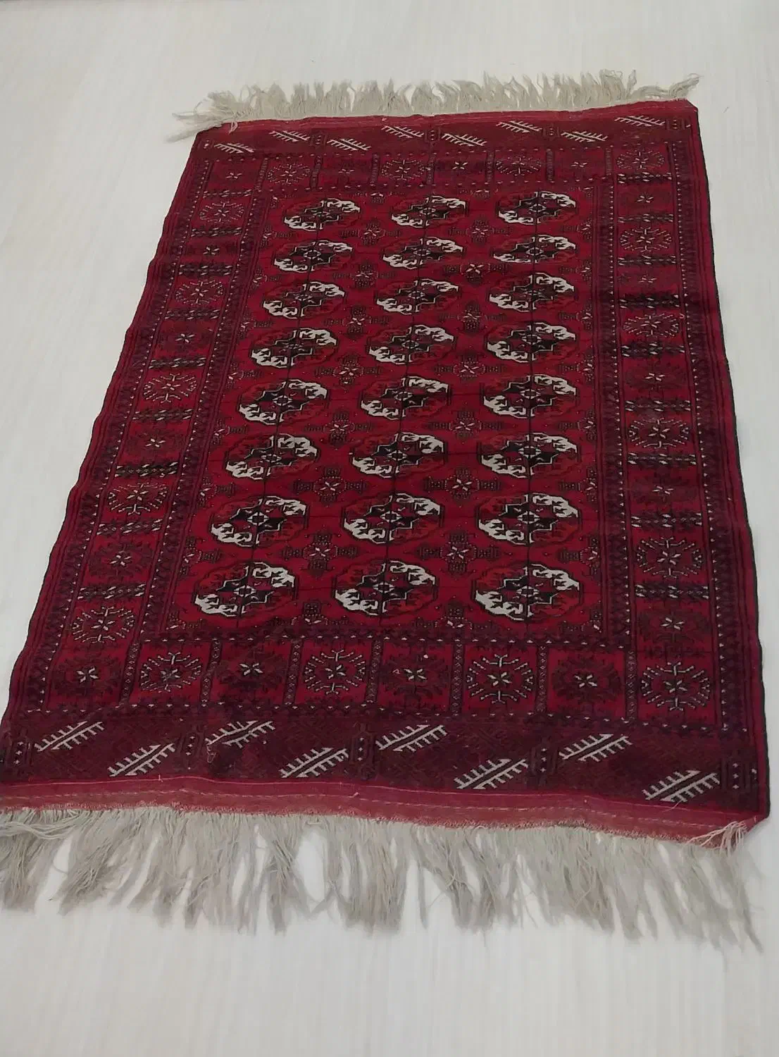 قالیچه دستباف ترکمن  فرش قدیمی دست بافت|فرش|مشهد, فلسطین|دیوار