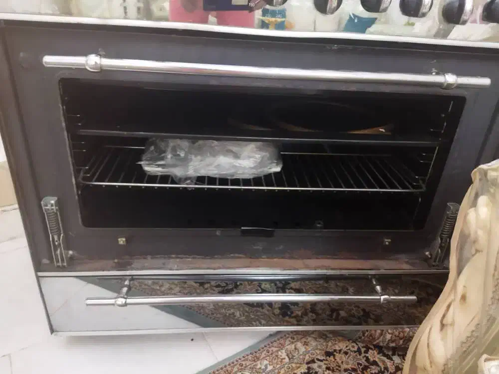 گاز فر تمام استیل آلتون پنج شعله|اجاق گاز و لوازم برقی پختوپز|تهران, نگین غرب|دیوار