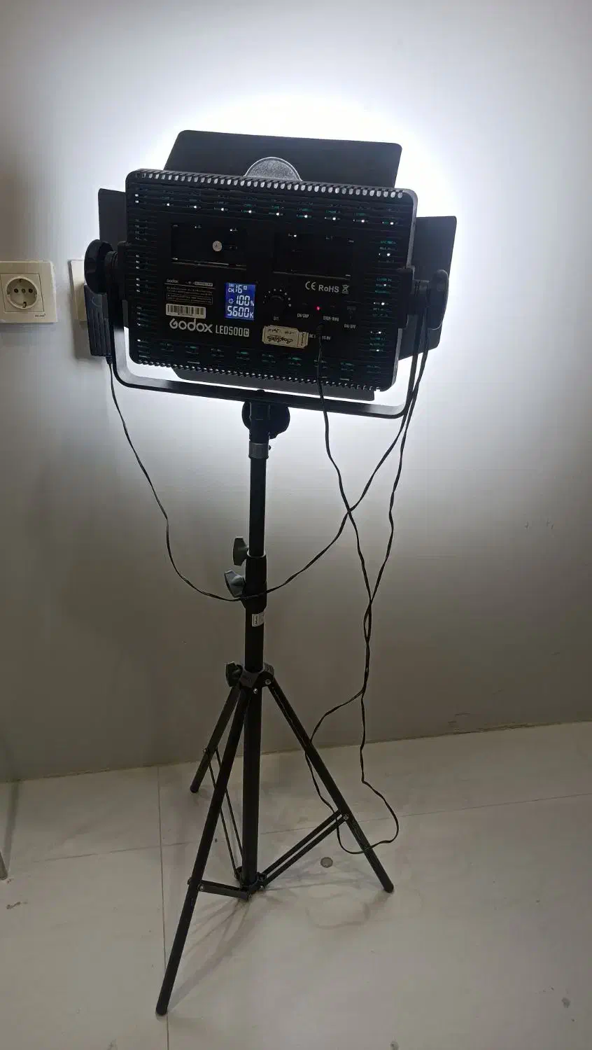 نور led ثابت آتلیه‌ای Godox 500|دوربین عکاسی و فیلم‌برداری|مشهد, اقبال|دیوار