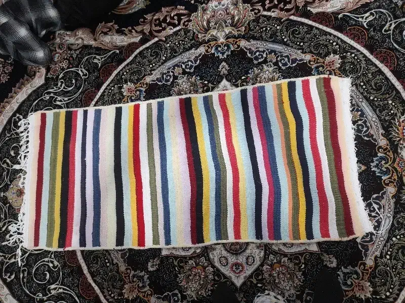 گلیم دست بافت|گلیم، جاجیم، گبه|ملایر, |دیوار