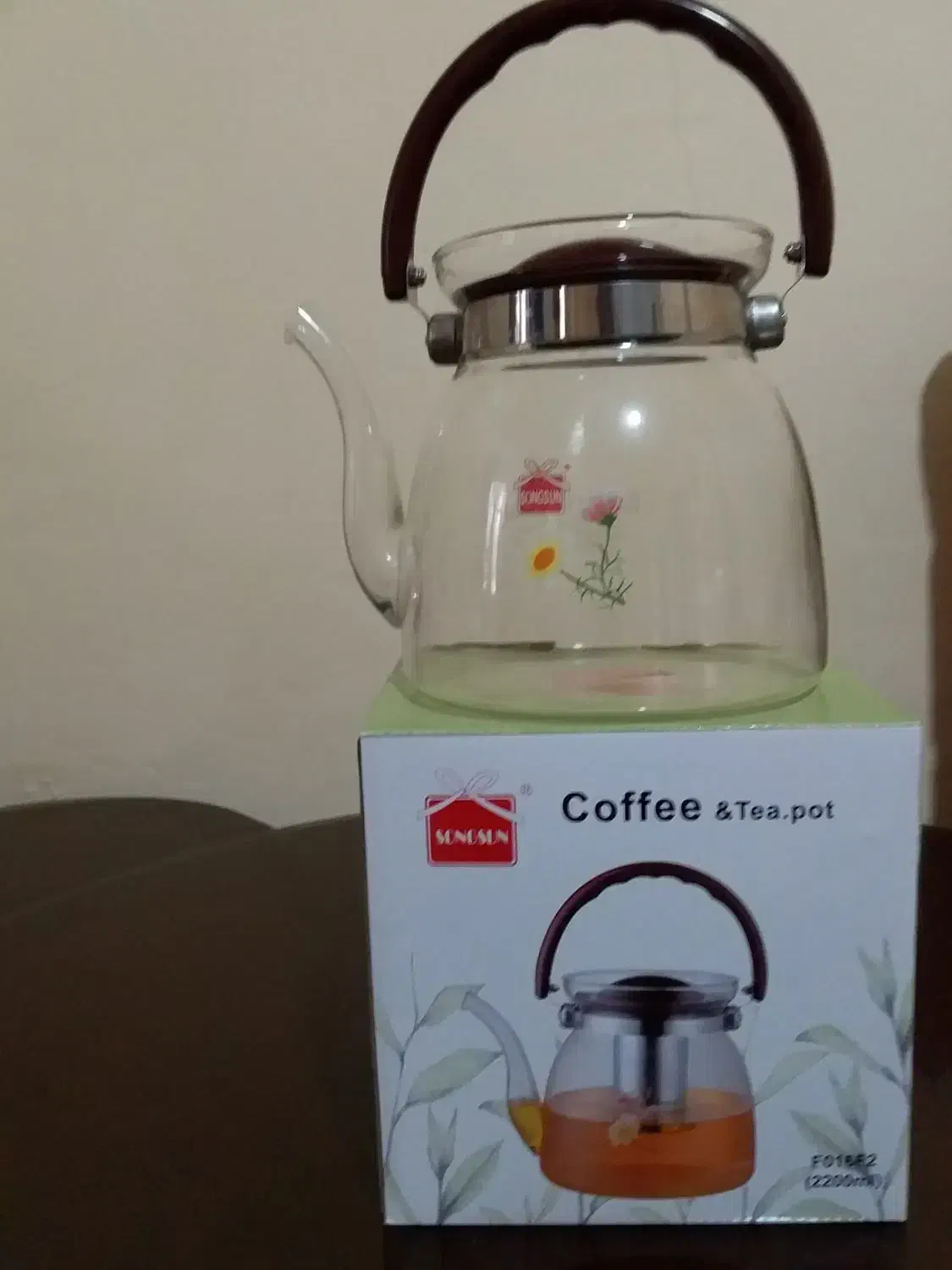 کتری پیرکس شعله مستقیم|قوری، کتری، قهوهساز دستی|گلپایگان, |دیوار