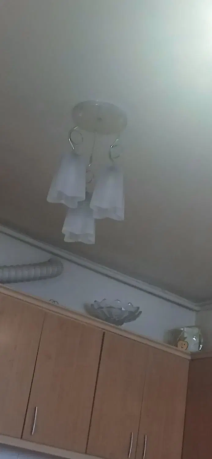 لوستر جفت پذیرایی و آشپزخانه|لوستر و چراغ آویز|شهریار, شهرک وائین|دیوار